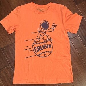 Crush Orange Astronaut Graphic Tee